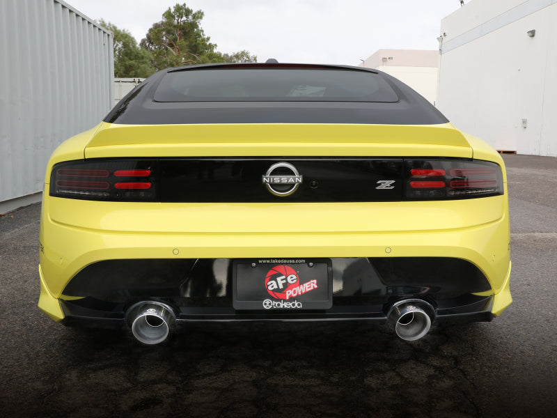 aFe POWER Takeda 2023 Nissan Z 2 1/2in 304 SS Cat-Back Exhaust System w/ Polished Tips 49-36138-P 49-36138-P Photo - Unmounted
