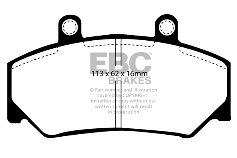 EBC Disc Brake Pad Set DP4800R Photo - Primary