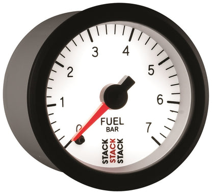 Autometer Stack 52mm 0-7 Bar M10 Male Pro Stepper Motor Fuel Pressure Gauge - White ST3355 ST3355 User 6