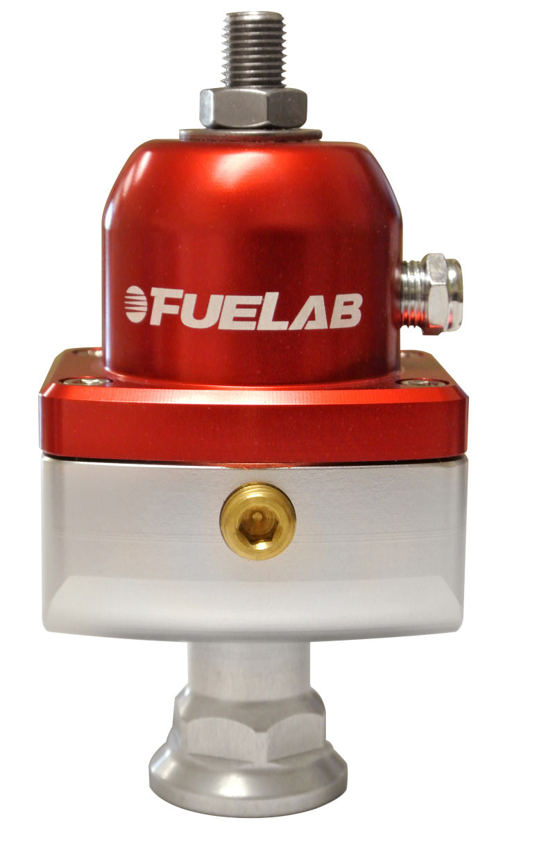 Fuelab 575 Carb Adjustable Mini FPR Blocking 10-25 PSI (1) -6AN In (2) -6AN Out - Red 57503-2 57503-2 Photo - Primary