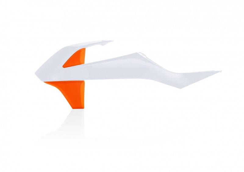 Acerbis 18+ KTM SX85/21-24 GasGas MC85 Radiator Shroud - 20 White/16 Orange 2685966813 2685966813 Photo - Primary