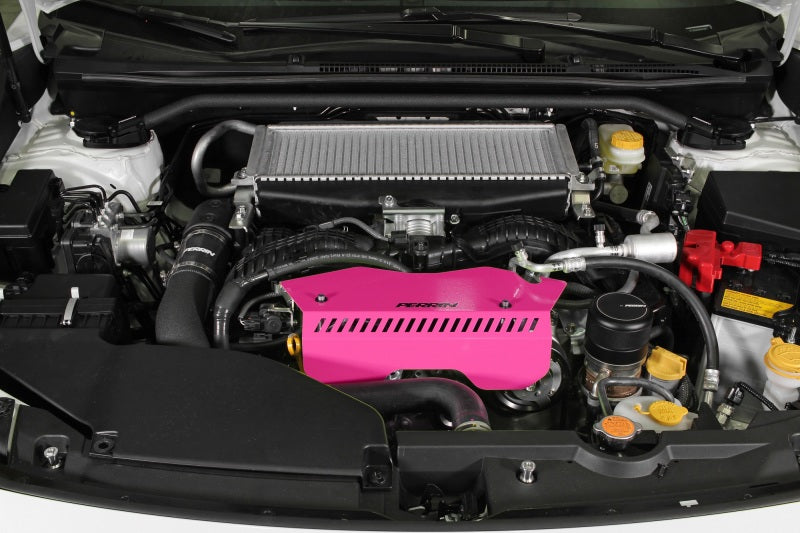 Perrin Performance Perrin 2022+ Subaru WRX Pulley Cover - Hyper Pink PSP-ENG-153HP PSP-ENG-153HP User 1