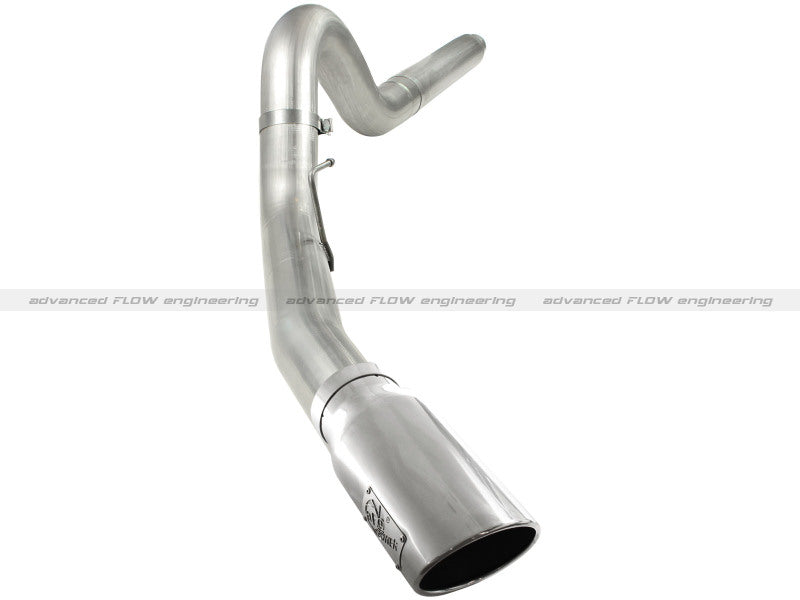 aFe  POWER 49-43054-P Large Bore-HD 5" 409 SS DPF-Back Exhaust System 49-43054-P Photo - Primary