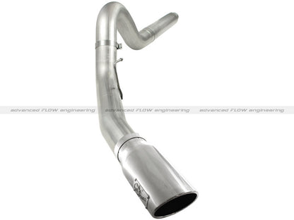 aFe  POWER 49-43054-P Large Bore-HD 5" 409 SS DPF-Back Exhaust System 49-43054-P Photo - Primary