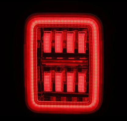 AlphaRex 19-24 Jeep Gladiator JT Nova-Series Prismatic LED Tail Lights - Chrome 602060 602060 User 2