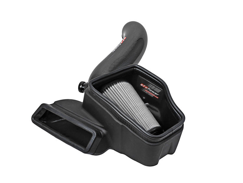 aFe 15-19 VW Golf R (MKVII) L4-2.0L (t) Track Series Carbon Fiber Intake System w/ Pro DRY S Filter 57-10016D 57-10016D Photo - Primary
