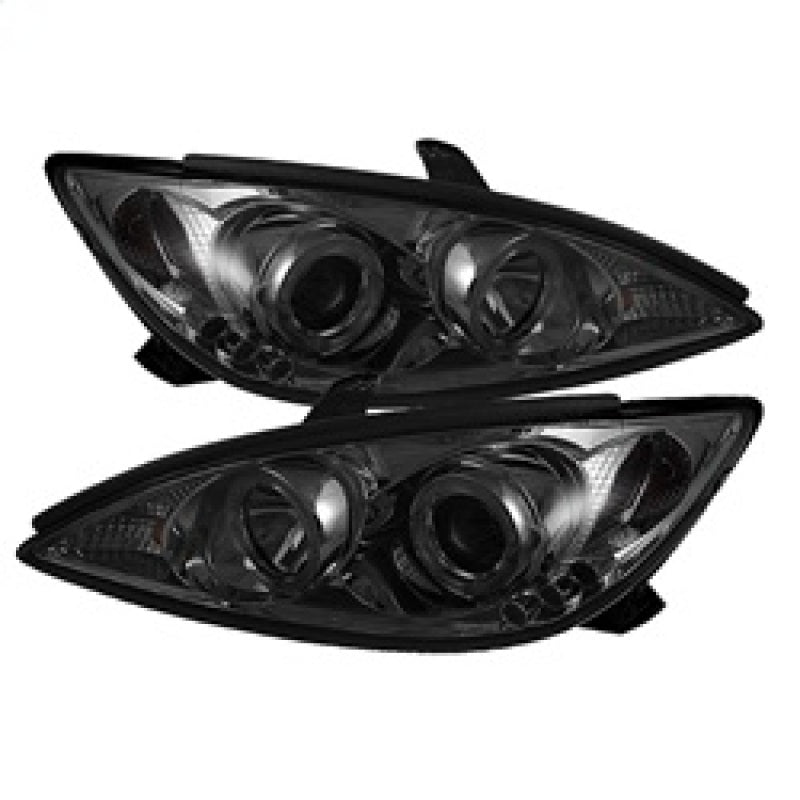 Spyder Toyota Camry 02-06 Projector Headlights LED Halo LED Smoke High H1 Low H1 PRO-YD-TCAM02-HL-SM 5064325 5064325 Photo - Primary