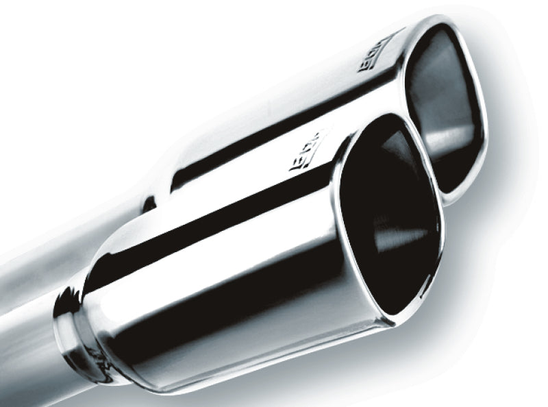 Borla 19 Chevrolet Silverado/GMC Sierra 1500 6.2L SS Touring Catback Exhaust - Square Chrome Tips 140782 140782 Photo - Close Up