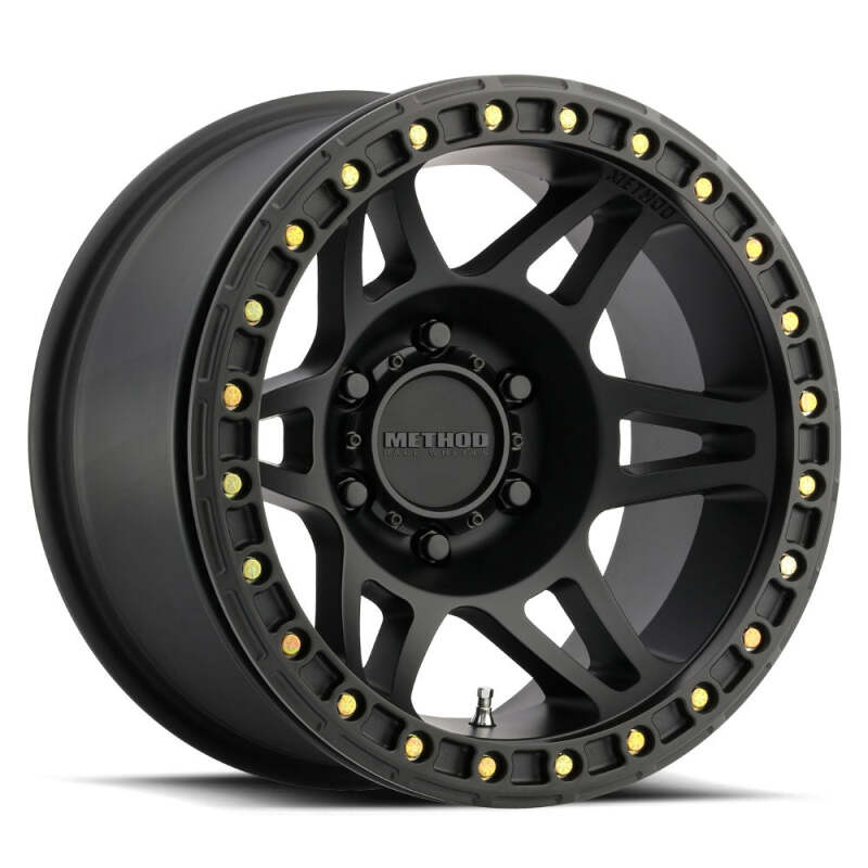 Method Race Wheels MR106 Beadlock Wheel Matte Black 17x9 -44 8x6.5 MR10679080544B Photo - Primary