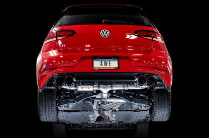 AWE Tuning Volkswagen Golf R MK7.5 SwitchPath Exhaust w/Chrome Silver Tips 102mm 3025-42066 3025-42066 Photo - Mounted