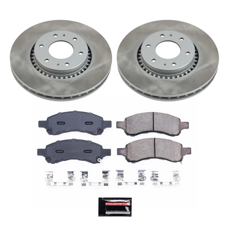 PowerStop Power Stop 06-09 Saab 9-7x Front Semi-Coated Rotor Kit SC2059 SC2059 Photo - Primary