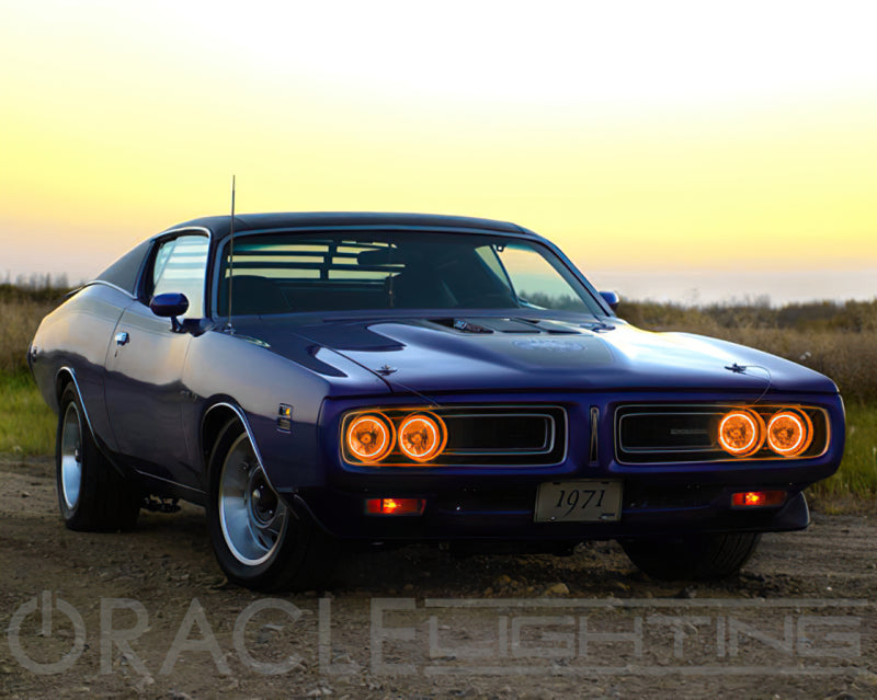 ORACLE Lighting Oracle Pre-Installed Lights 5.75 IN. Sealed Beam - ColorSHIFT Halo 6904-333 6904-333 Photo - lifestyle view