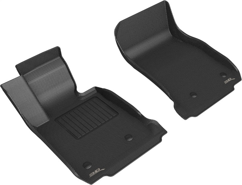 3D MAXpider 12-19 BMW 1 Series Kagu Floor Mat- Black R1 L1BM03611509 L1BM03611509 Photo - Primary