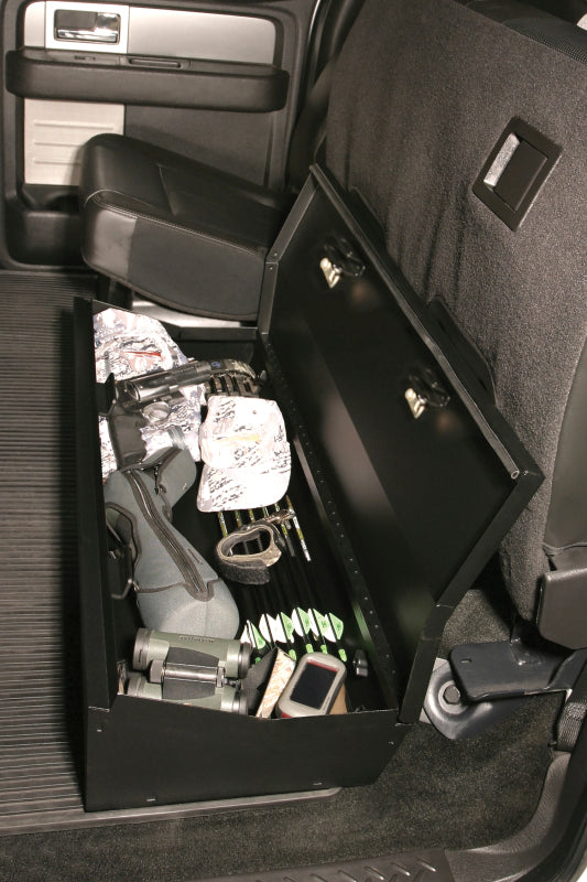 Tuffy Products Tuffy Ford F150 Supercrew W/ Subwoofer Underseat Lockbox 2/3 Length W/ Keyed Lock For 287-01 287-01 Photo - Mounted