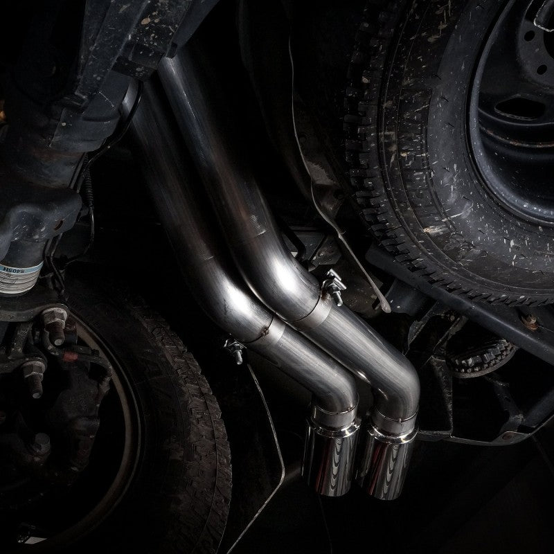 Stainless Works 17-18 Ford F-250/F-350 6.2L 304SS Factory Connect Catback System FT217CB FT217CB Photo - Mounted