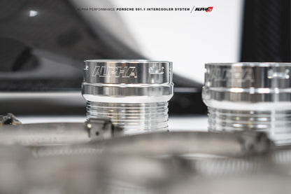 AMS Performance Porsche 997.1TT Alpha Intercooler System (For Stock Framed Turbos) ALP.09.09.0001-2 ALP.09.09.0001-2 Photo - Primary