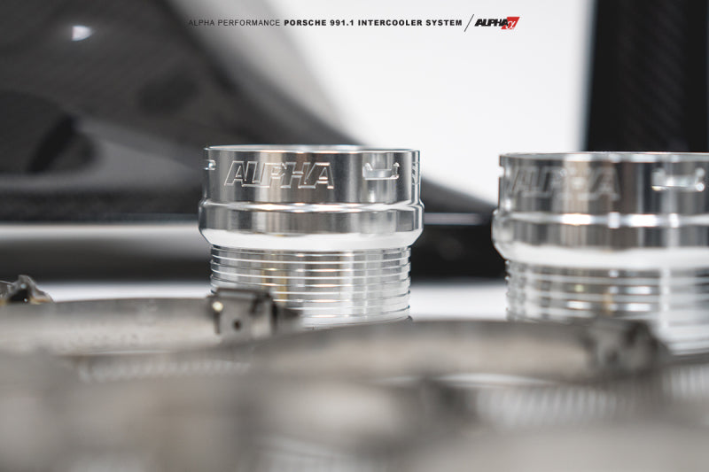 AMS Performance Porsche 997.1TT Alpha Intercooler System (For Stock Framed Turbos) ALP.09.09.0001-2 ALP.09.09.0001-2 Photo - Primary