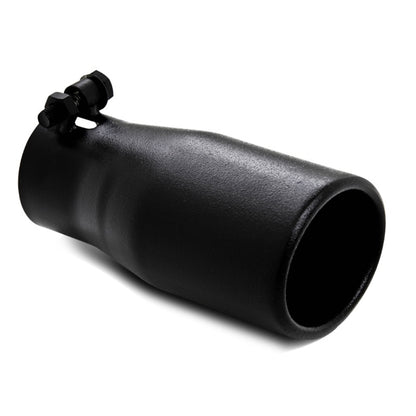 MBRP Universal Tip 2.5 O.D. Oval End 3.75 Inlet 10in length T5116BLK Photo - Primary