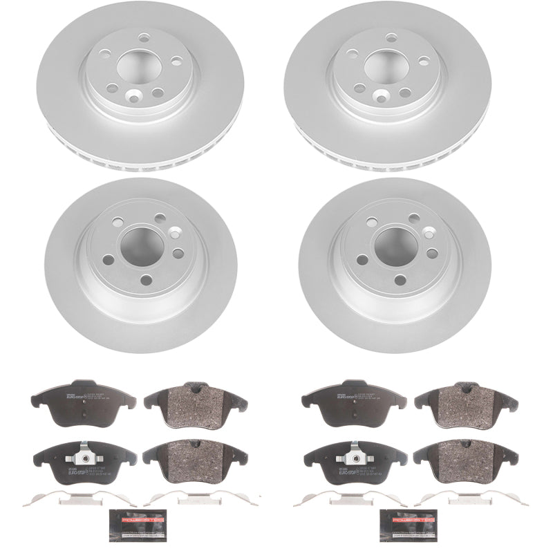 Power Stop 15-18 Volvo S60 Front Euro-Stop Brake Kit ESK4700 ESK4700 Photo - Primary