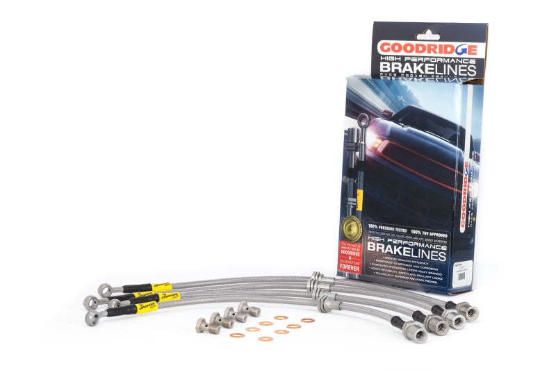 Goodridge Stainless Steel Brake Line SS Brd 85-89 Toyota MR-2 21091 Photo - Primary