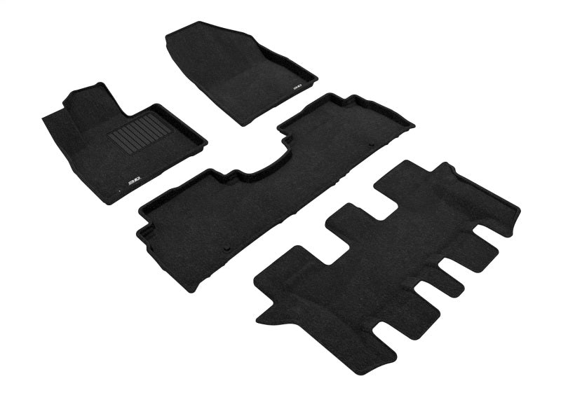 3D MAXpider 16-20 Kia Sorento 7-Seat Elegant Black R1 R2 R3 L1KA03004709 L1KA03004709 Photo - Primary