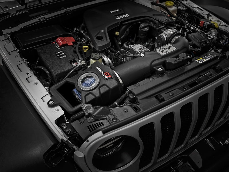 aFe Cold Air Intake System Momentum GT PRO 5R for Jeep Wrangler (JL) 54-76217 Photo - Mounted