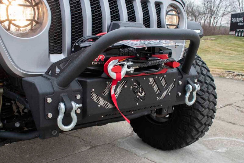 Fishbone Offroad 07-18 Jeep Wrangler JK Barracuda Bull Bar (use w/ FB22341) FB22342 FB22342 Photo - lifestyle view