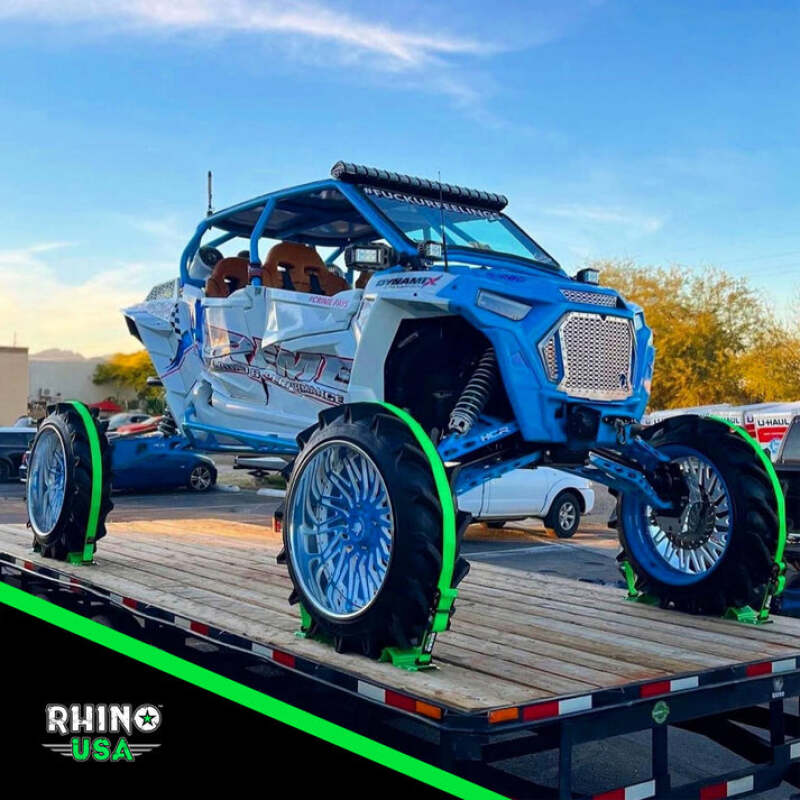 Rhino USA Utv Wheel Chock Tie-Down Kit (4-Wheel Kit) (Green) RNO-CHOCKSET-2PK RNO-CHOCKSET-2PK User 6