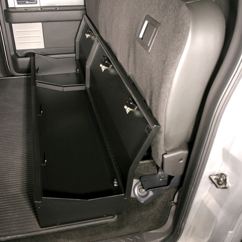 Tuffy Products Tuffy Ford F150 Supercrew Underseat Lockbox Full Length W/ Keyed Lock 283-01 283-01 Photo - Mounted