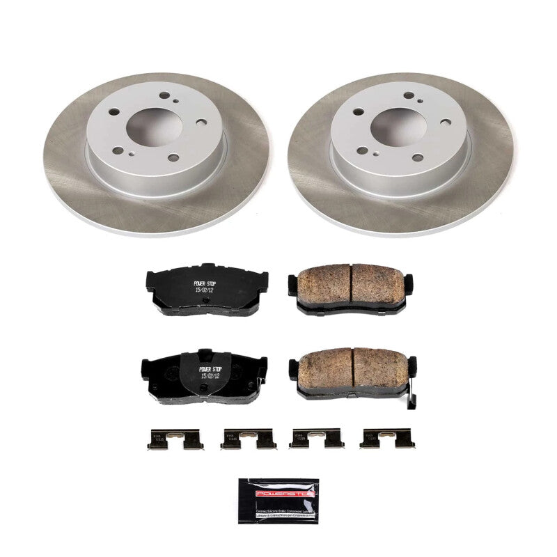 PowerStop Power Stop 95-01 Nissan Maxima Rear Semi-Coated Rotor Kit SC1168 SC1168 Photo - Primary