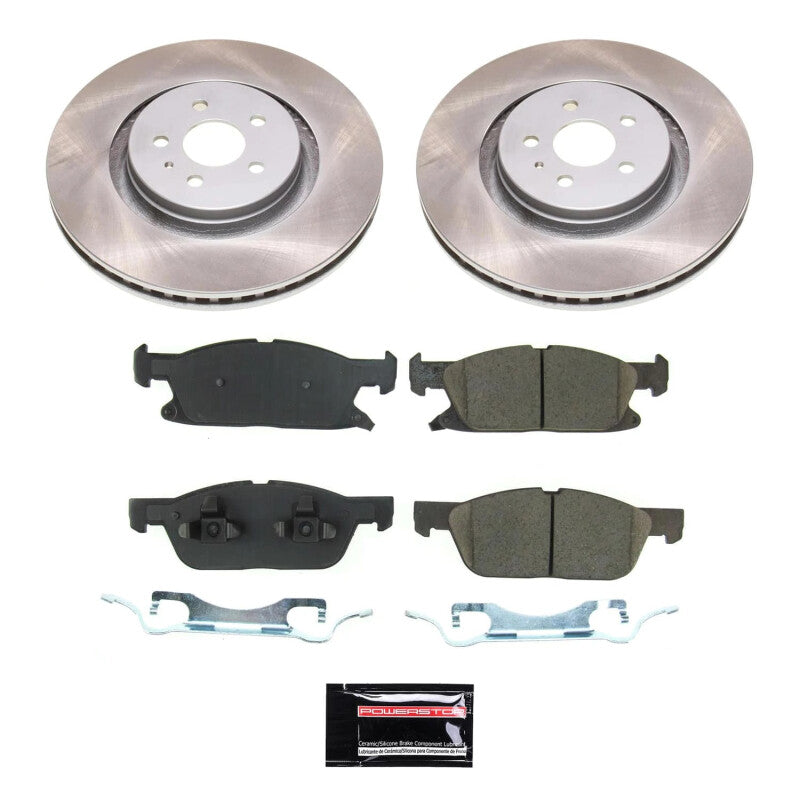 PowerStop Power Stop 19-21 Lincoln Nautilus Front Semi-Coated Rotor Kit SC8321 SC8321 Photo - Primary