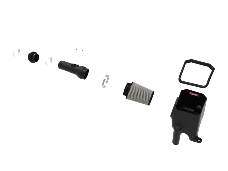 aFe Takeda Stage-2 Cold Air Intake System w/ Pro Dry S Filter 17-20 Honda Civic Si L4-1.5L (t) 56-10027D 56-10027D Photo - Unmounted