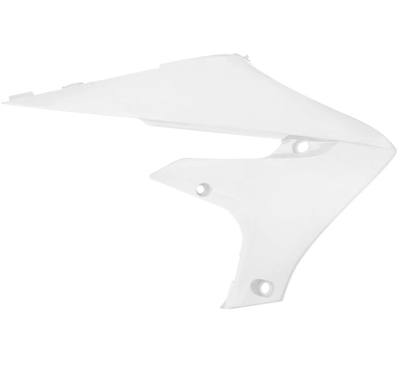 Acerbis 18+ Yamaha YZ250F/YZ450FX/WR450F/ YZ250FX/WR250F/ YZ450F Radiator Shroud - White 2685870002 2685870002 Photo - Primary