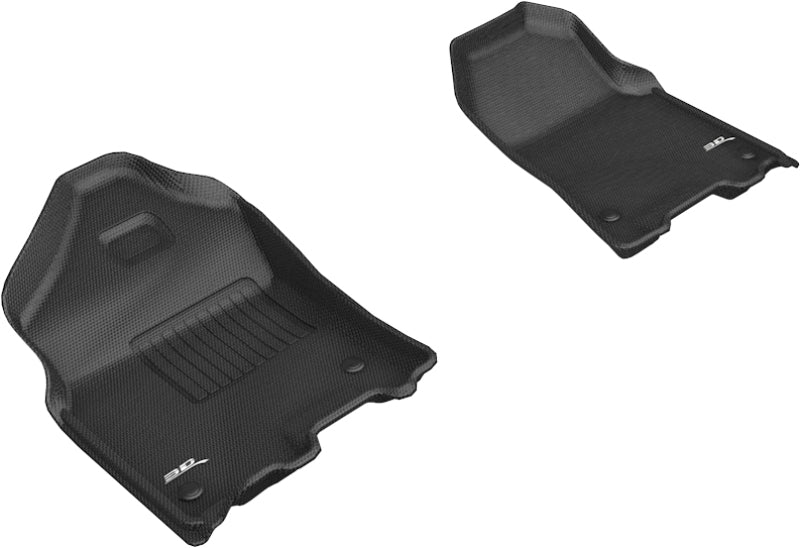 3D MAXpider 2019-2020 Dodge Ram 1500 Crew Cab/Quad Cab Kagu 1st Row Floormat - Black L1DG02811509 L1DG02811509 Photo - Primary
