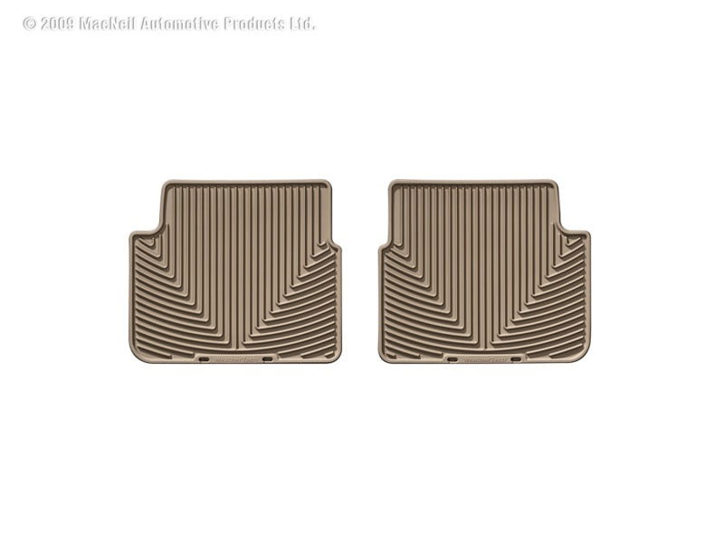 WeatherTech 09-13 Toyota Corolla Rear Rubber Mats - Tan W80TN W80TN Photo - Primary