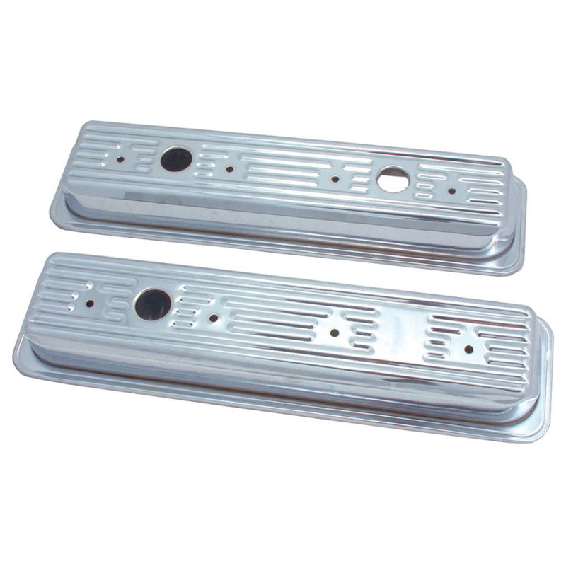 Spectre SB Chevy Center Bolt Valve Cover Set - Chrome 5260 5260 Photo - Primary