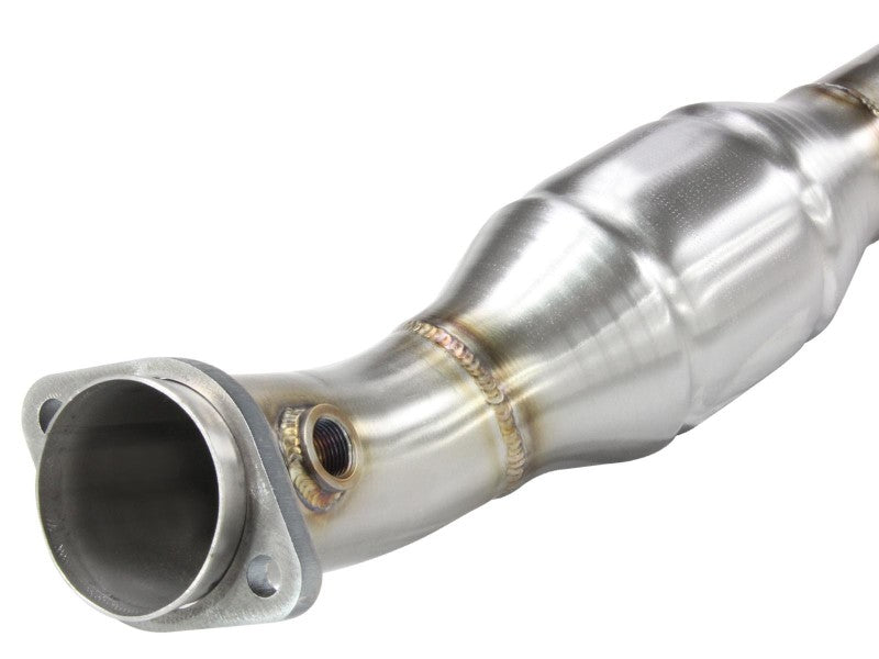 aFe 08-13 BMW(E90/92/93) MACH Force XP 304 Stainless Steel V8 4.0L w/ Cat & Resonator 49-36321-1 49-36321-1 Photo - Close Up