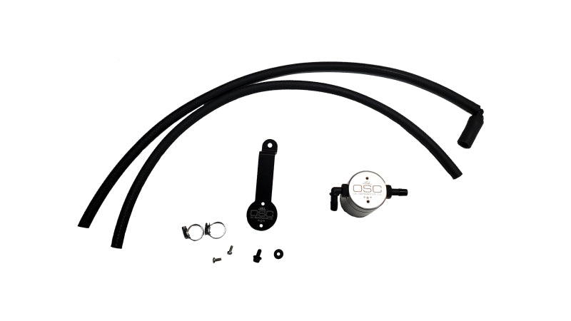 J&L 18-23 Toyota Camry 3.5L V6 Oil Separator 3.0 Passenger Side - Clear Anodized 3116P-C 3116P-C Photo - Primary