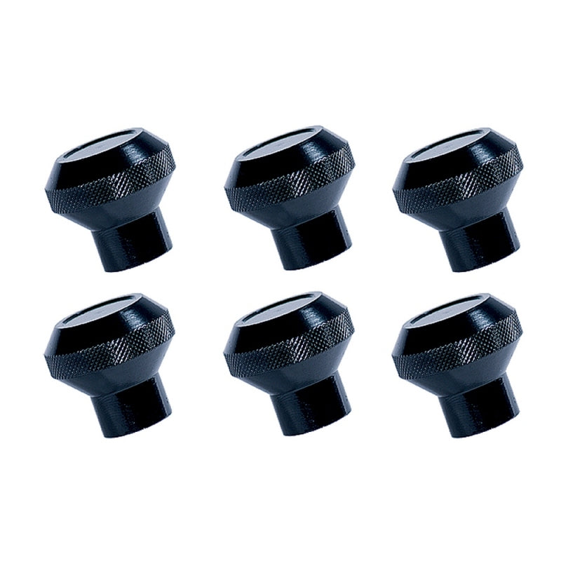 Rugged Ridge Dash Knob Kit,Billet Aluminum,Black;76-86 Jeep CJ 11420.02 Photo - Primary