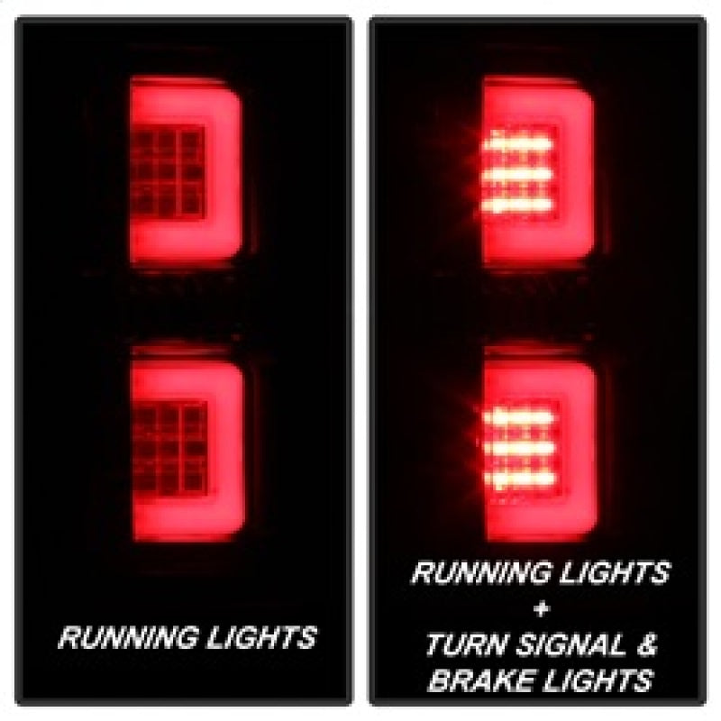 Spyder 09-14 Ford F150 V2 Light Bar LED Tail Lights - Red Clear (ALT-YD-FF15009V2-LBLED-RC) 5084224 5084224 Photo - Primary