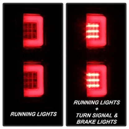 Spyder 09-14 Ford F150 V2 Light Bar LED Tail Lights - Red Clear (ALT-YD-FF15009V2-LBLED-RC) 5084224 5084224 Photo - Primary
