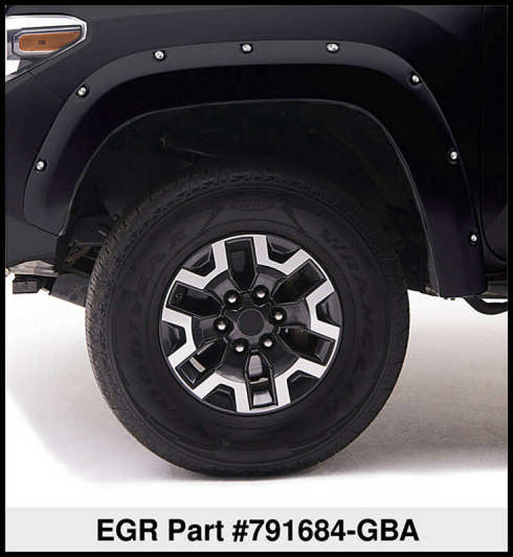 EGR 15+ GMC Sierra HD Bolt-On Look Color Match Fender Flares - Set - Black 791684-GBA 791684-GBA Thumbnail