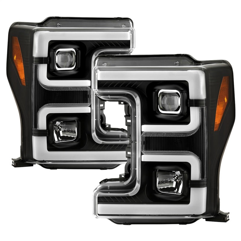 Spyder 17-18 Ford F250/F350/F450 Halogen Model Only -White Light Bar- Black- PRO-YD-FS17HALSI-BK 5087850 5087850 Photo - Primary