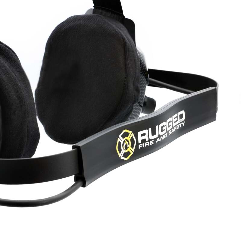 Rugged Radios FHS Behind-The-Head Fire Safety Industrial Headset With PTT Button / No Cable FHS-42-PTT FHS-42-PTT Photo - Primary