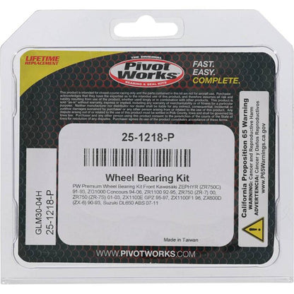 Pivot Works Kawasaki, Suzuki Wheel Bearing Kit Premium Bearings 25-1218-P 25-1218-P Photo - Primary