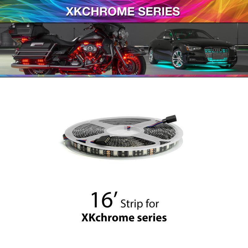 XKGLOW XK Glow 16ft cuttable RGB LED strip roll w/ weather resistant coating XK-4P-S-16FT XK-4P-S-16FT User 1