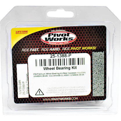 Pivot Works Kawasaki Wheel Bearing Kit Premium Bearings 25-1388-P 25-1388-P Photo - Primary