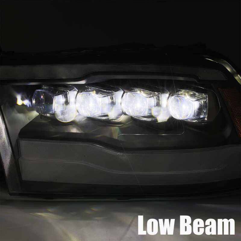 AlphaRex 09-18 Dodge Ram 1500HD NOVA LED Projector Headlights Plank Style Design Gloss Black w/DRL 880590 880590 User 3