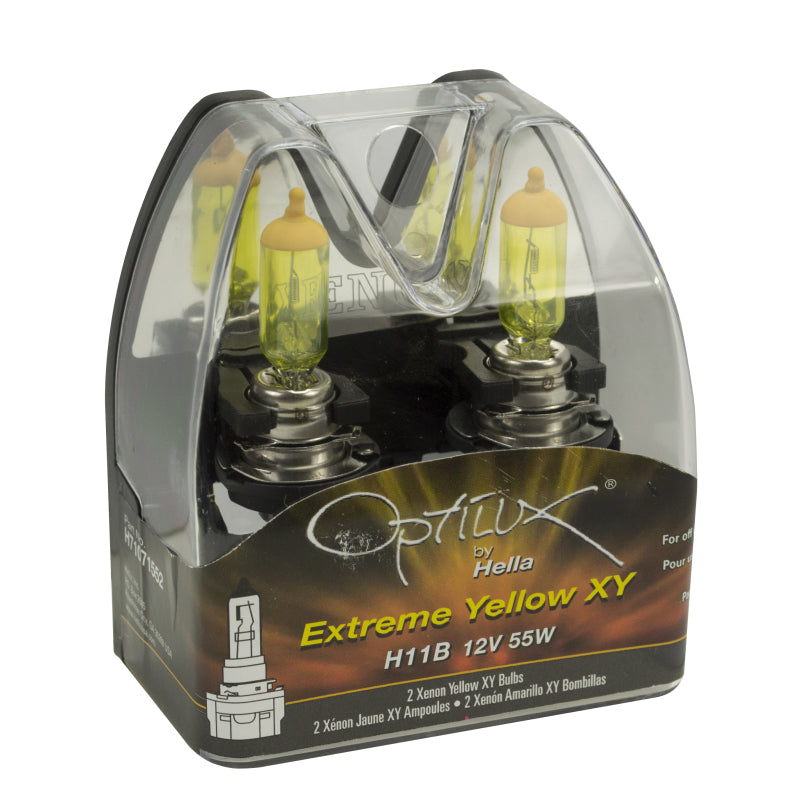 Hella Bulb H11B 12V 55W Xen Pure Ylw Xy (2 H71071552 H71071552 Photo - in package