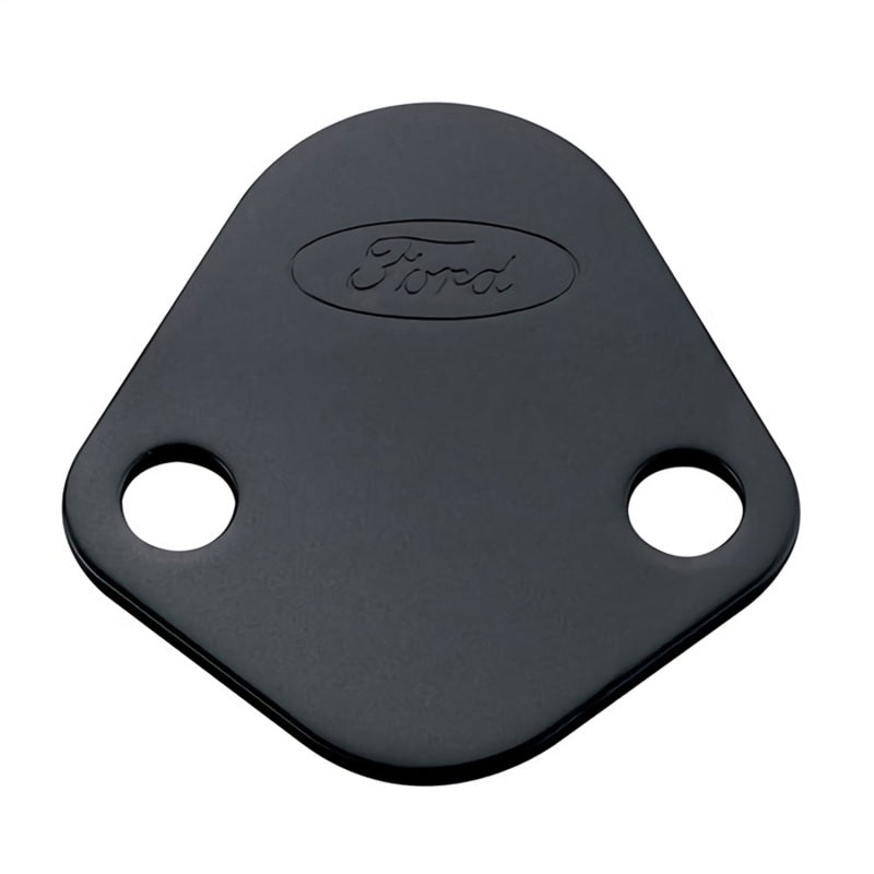 Ford Fuel Pump Block-Off Plate Black w/Ford Logo FRD302-291 302-291 Photo - Primary